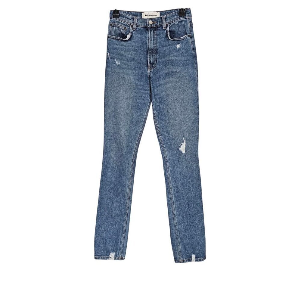 Women's - Reformation High Rise Hepburn Skinny Jeans, Size 26